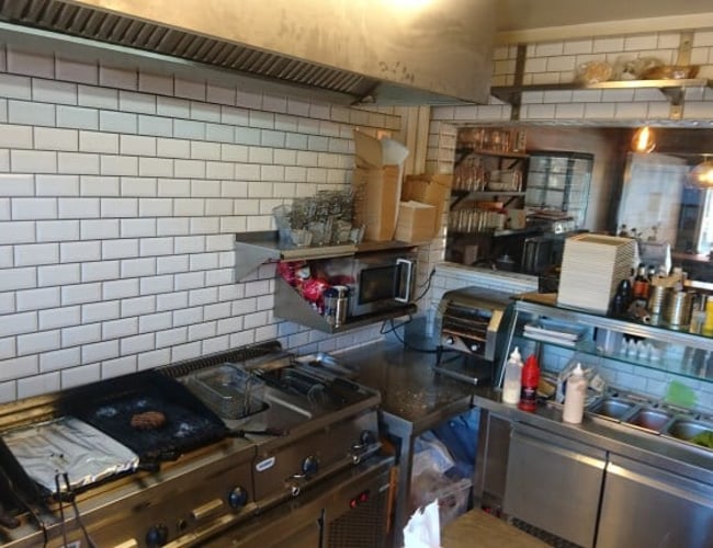 Texas Burger til salg på Albertslund Bytorv