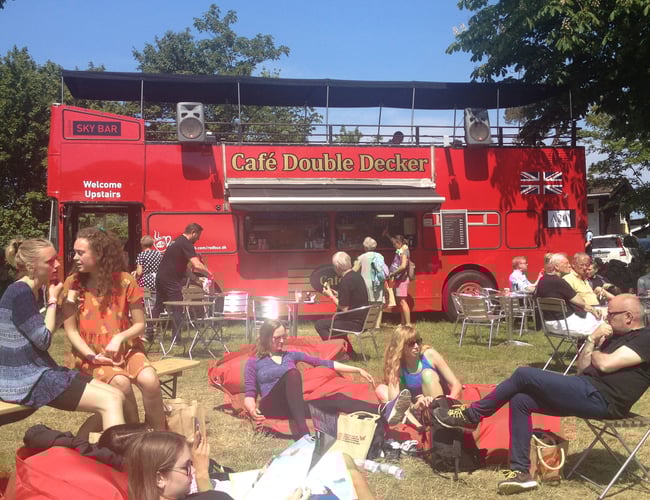 Café Double Decker / Danmarks mest markante Café og reklamesøjle