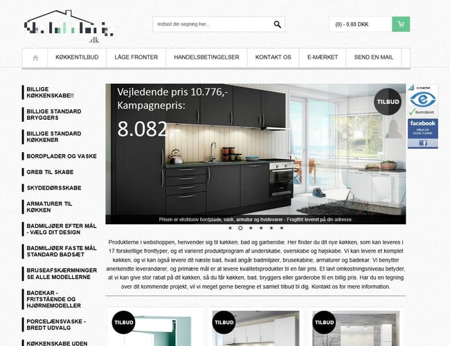 Webshop med stigende omsætning