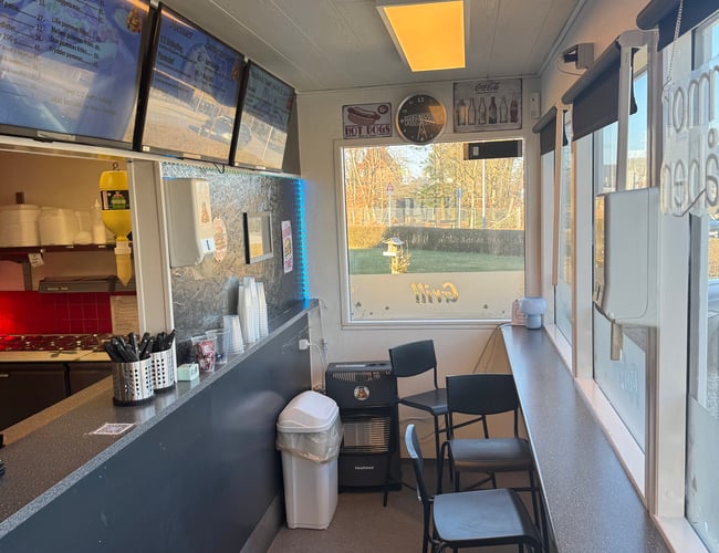 Indbringende grillbar – nem drift og attraktiv husleje