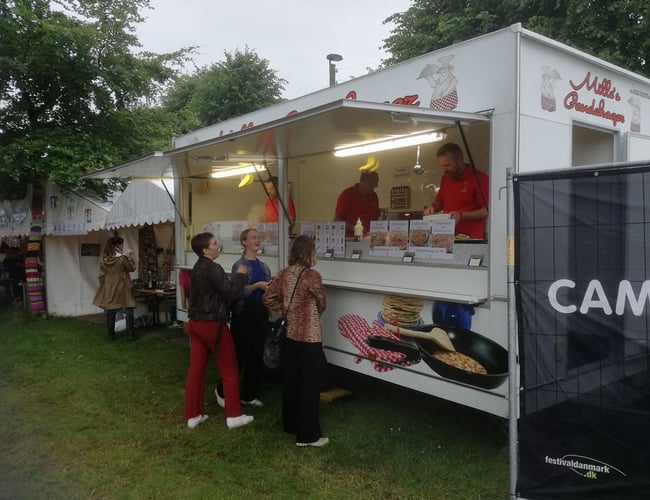 Foodtrucks med pandekager - en festlig levevej - Omsætning: 850000 kr. bruttoavance over 80%