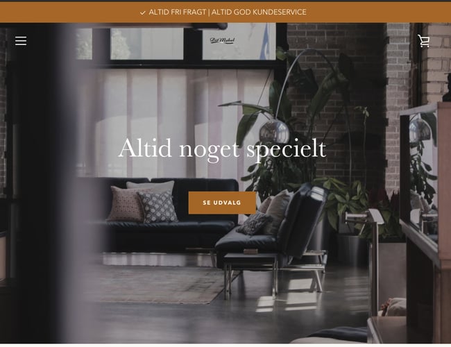 ditmøbel.dk - Køreklar dropshipping side med salg af møbler og møbler - stort potentiale!