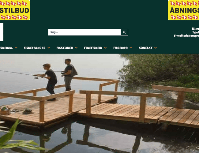 Ny webshop med fiskegrej til salg