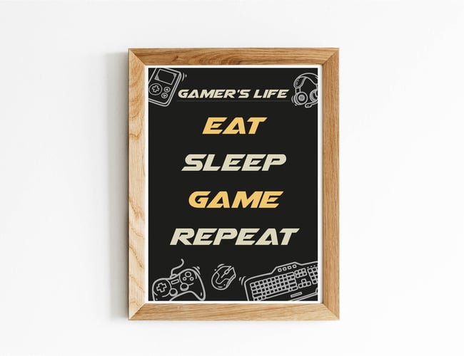 Webshop med plakater og T-shirts til  den unge gamer