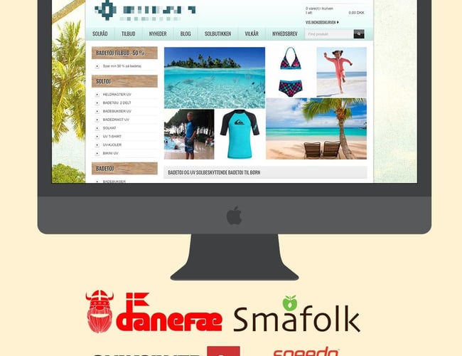 Unik webshop med badetøj til børn - 12 år gammel