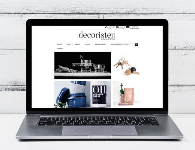 decoristen.dk - Lækker interiørwebshop med forhandleraftaler med godt 30 brands