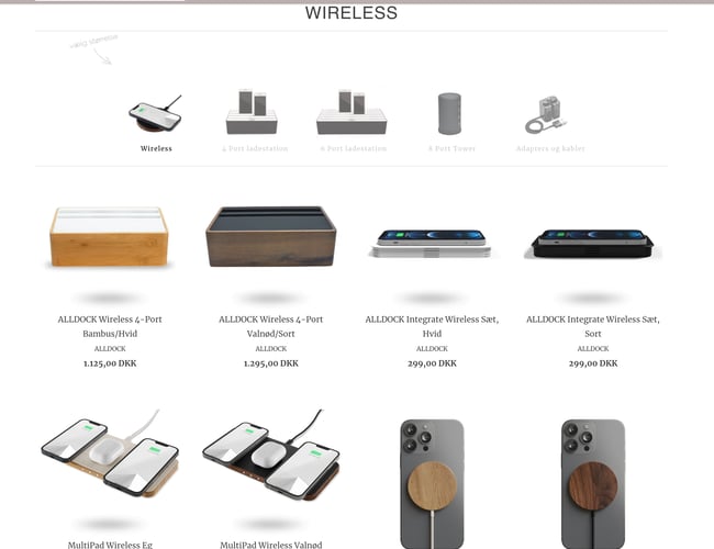 Webshop med Apple Kvalitets accessories - Omsætning 2023: 100.000 kr. 