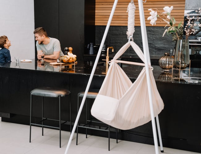baby webshop med fokus på slyngevugger og søvnprodukter til nyfødte 
