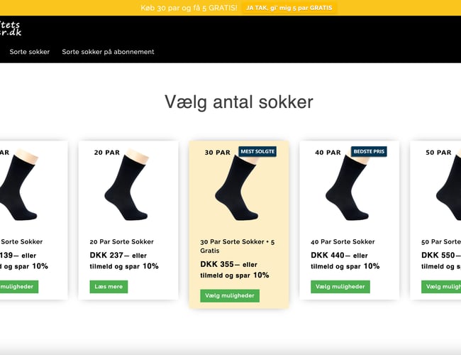 Kvalitetssokker.dk - masser af organisk salg og gode positioner i Google