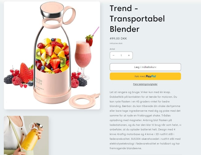 Trendio | Køreklar webshop | Stort udviklingspotentiale