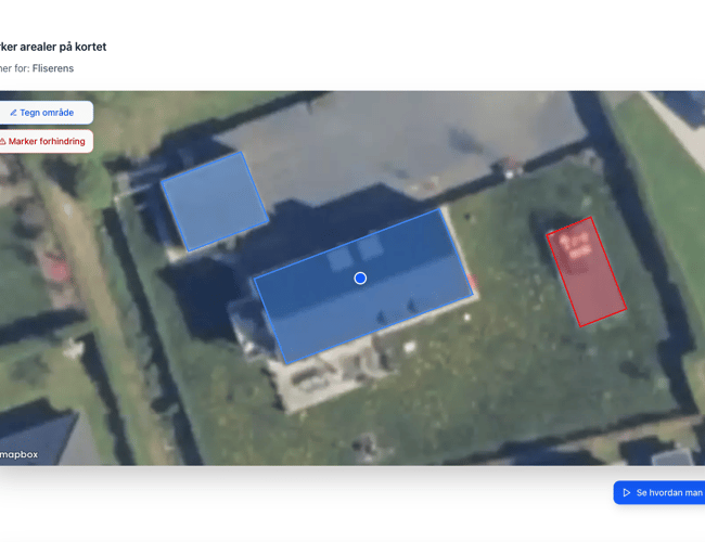 SkyQuote – SaaS til udendørs servicefirmaer (fliserens, tagrens, algebehandling mv.)  100% automatiseret opmåling, tilbud og fakturering – giver kunderne pris på få sekunder og øger salget!