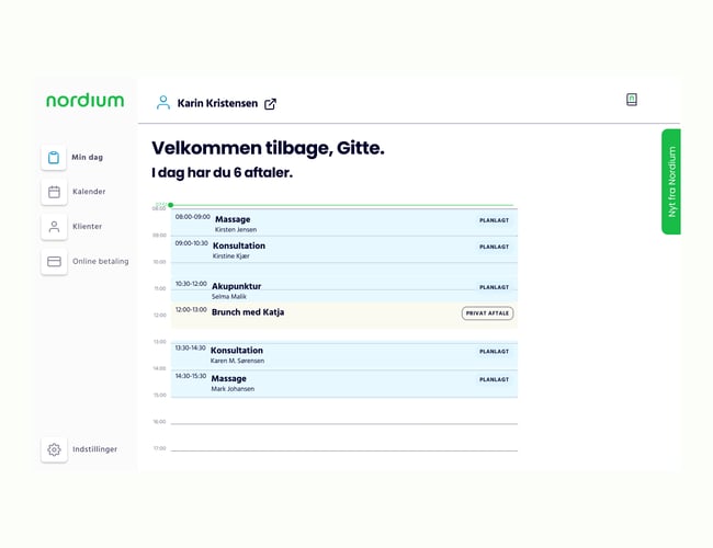 [SaaS virksomhed] Tid er penge - Behandlere sparer begge dele med Nordiums booking- og administrationssoftware.