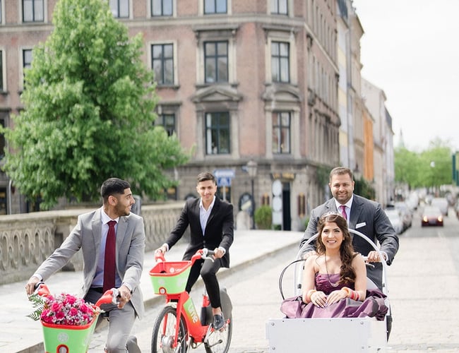 Super mulighed - færdigt koncept til sommeren! Christiania Cykel til bryllup konfirmation & events. 