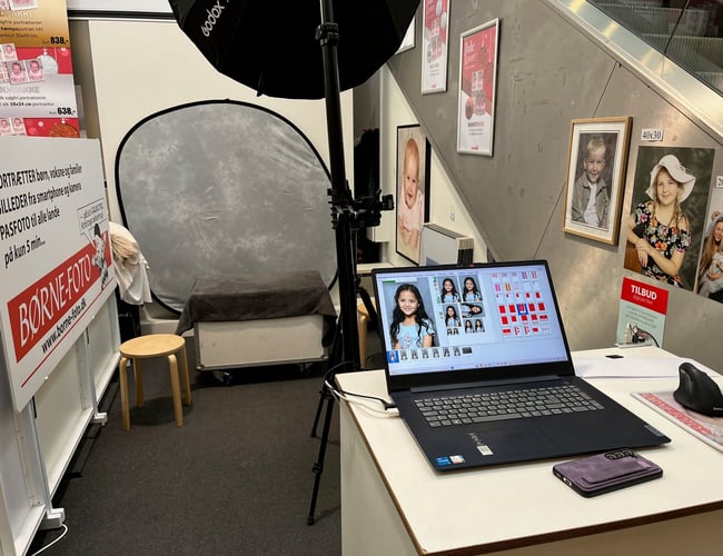 Fotostudie i Ballerup Centret