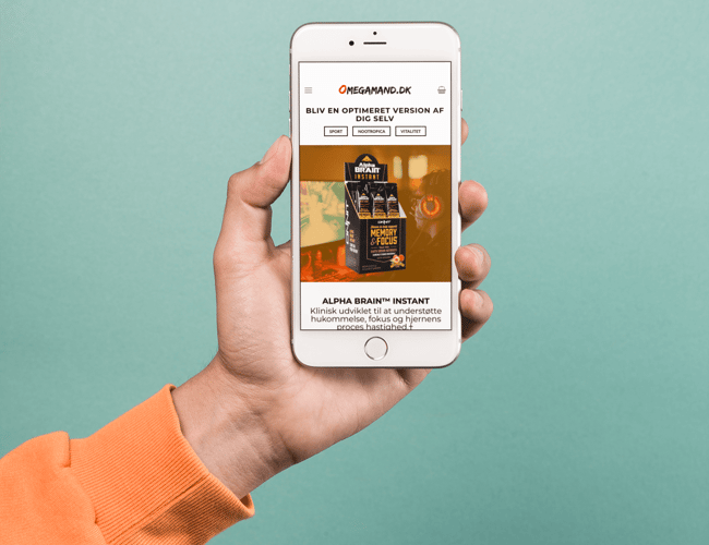 Webshop med kosttilskud - Salg af unik mærke i Danmark - Wordpress