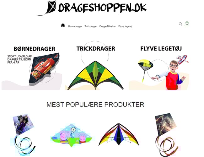 3 år gammel webshop med stigende omsætning