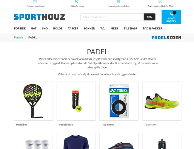 Etableret webshop med sportsudstyr og varelager kan blive din - 2022 omsætning: 3.771.466 kr.