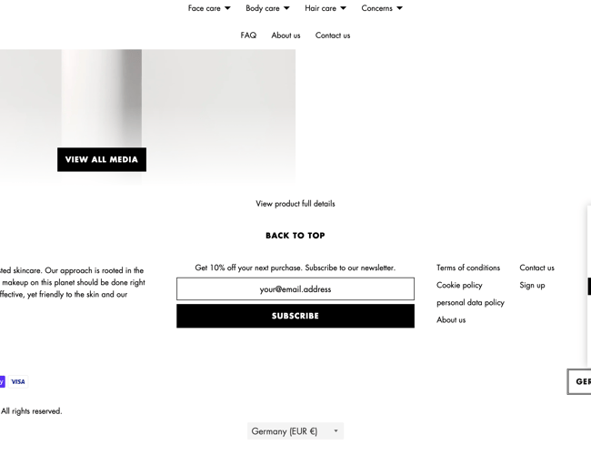 Køreklar Skincare webshop  - Bliv europas største skincare virksomhed!