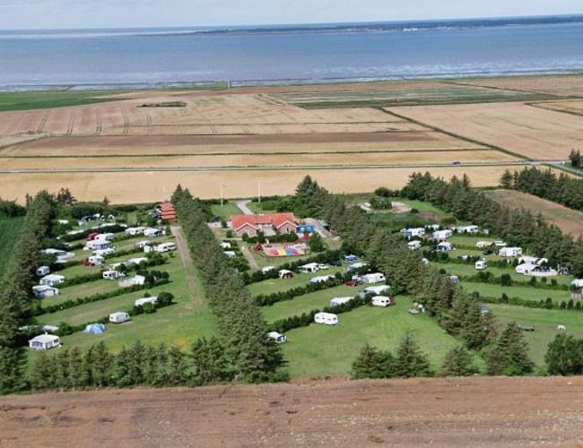 Campingplads i stort turistområde ved nationalpark vadehavet