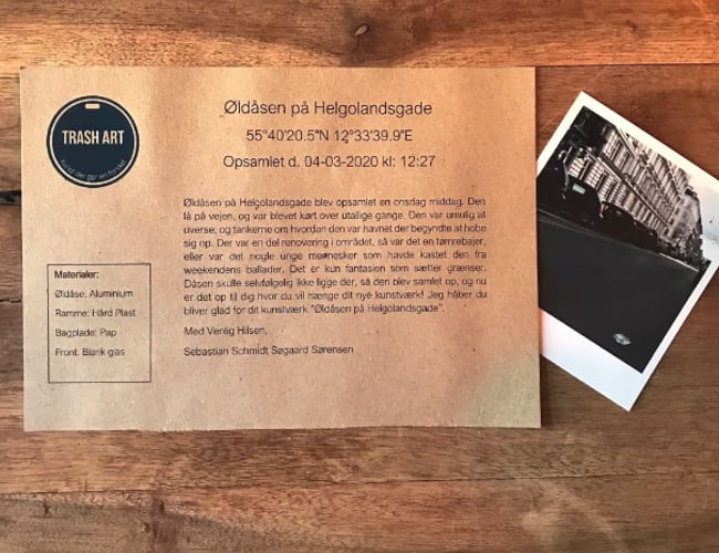 Bæredygtig kunst Webshop og Community af kunstnere  (Trash - Art + hjemmeside, netværk mm.) - Overskud før skat 20.000 DKK