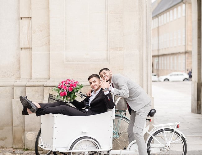 Super mulighed - færdigt koncept til sommeren! Christiania Cykel til bryllup konfirmation & events. 