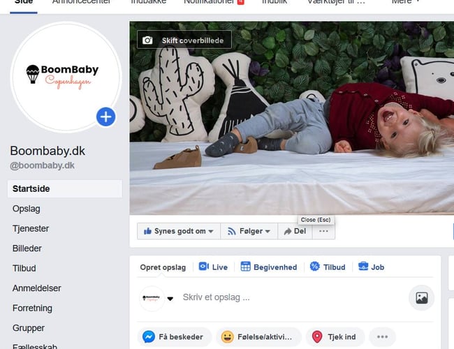 Boombaby.dk lækker nystartet Baby-/Børnewebshop sælges - Shopify 