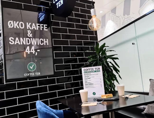 Coffee Ten ApS - kaffekæde med 16 cafe'er - salg af 16% 