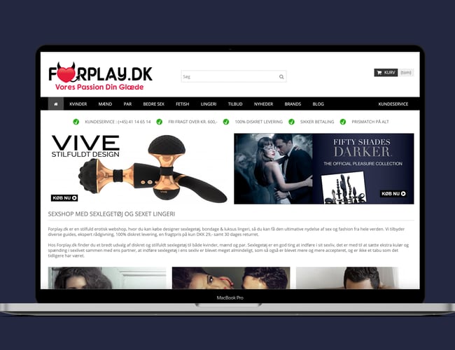 9 år gammel erotiske webshops B2C 2 Danske 1 Svensk samt 24 år gammel B2B Lingeri Shop varelager 2.000.000 + 