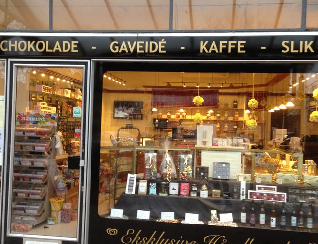 Chokoladebutik m. eksklusivt håndlavet chokolade - Overskud på mellem 350.000-500.000 kr. om året.