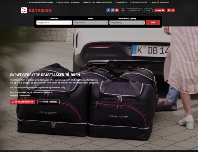 Etableret niche webshop med dropshipping aftale - pr. d. 16-05-2023) Omsætning: 102.975,00 inkl. moms.