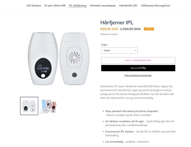 Beauty Webshop Dropshipping - Varerne bliver primært sendt fra Tjekkiet