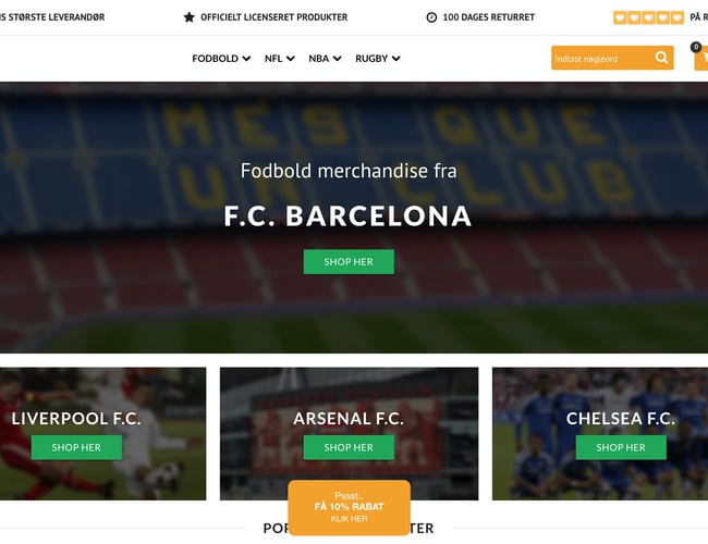 International dropshipping webshop med store muligheder