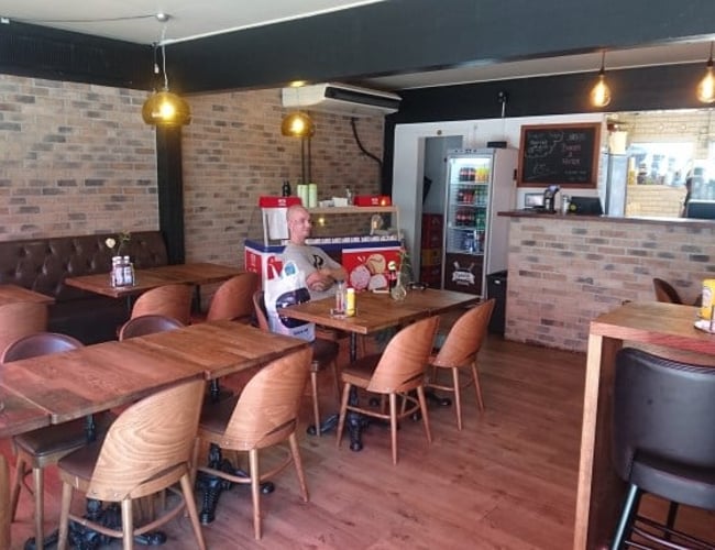 Texas Burger til salg på Albertslund Bytorv