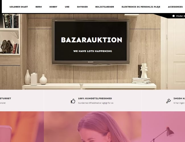 Super fed Auktions side sælges - Omsætning på ca 1.5 mio kr. 