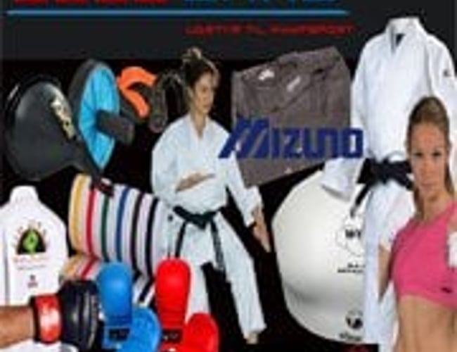 Webshop med kampsport udstyr.