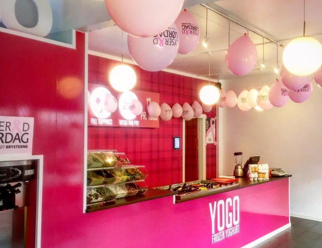 Superflot YOGO frozen Yogurt butik i Hjørring - NY PRIS