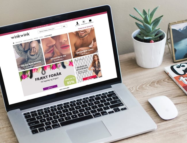 Winkwink.dk - En af DK's førende erotiske shops med omsætning på 1,9 mio DKK i 2018