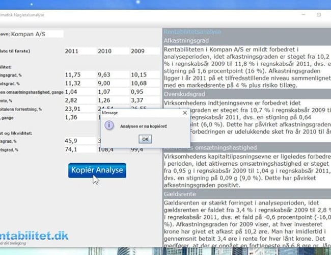 Rentabilitet.dk - passiv indkomst - Årlig omsætning ca. 22.500 kr.