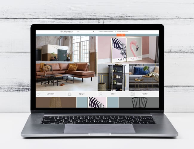 Homeish.dk - Veludført og velkendt møbel- og interiørwebshop! - omsat for ca. 5.000.000 kr.