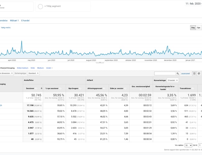 Webshop - Hair extensions & hårpleje - Omsætning: 1.450.000 kr.