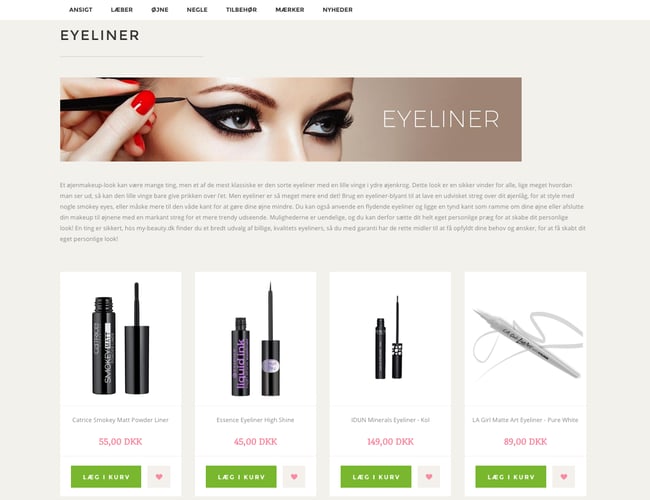 My-beauty.dk - Webshop indenfor beauty & skønhedshedsprodukter sælges!