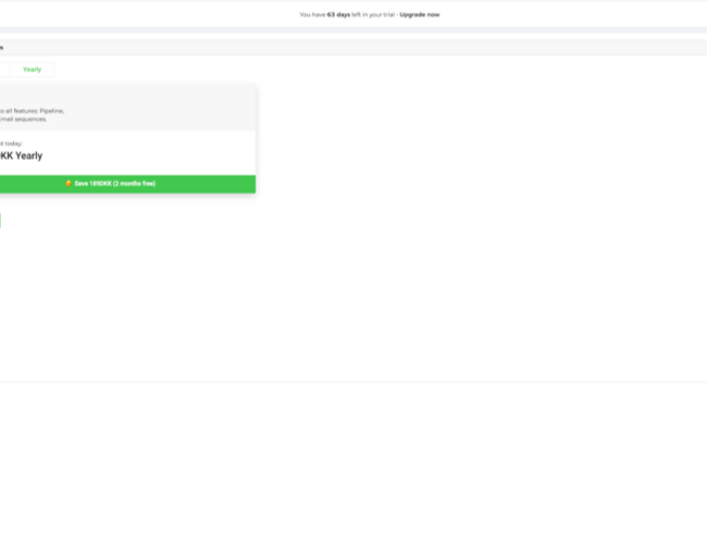 CRM system til cold outreach med indbygget email klient.