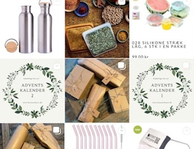 Bæredygtig, zerowaste og vegansk webshop sælges.