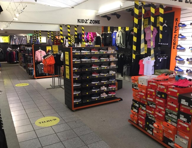 Sportsbutik i frivillig kæde med B2B afdeling og webshop i velfungerende mindre handelsby