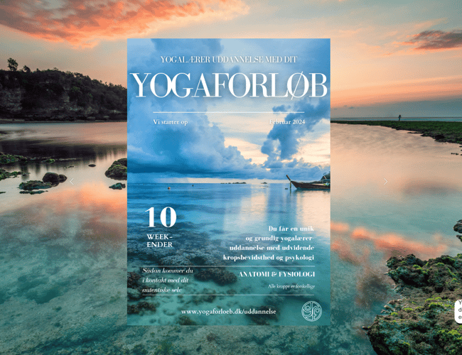 Et YOGAUNIVERS med behandlinger, undervisning, en yogalæreruddannelse og webshop