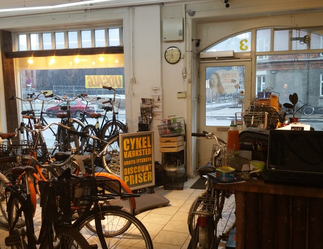 Velobless Cykler til afståelse - Cykelbutik i København areal på 198 m2.