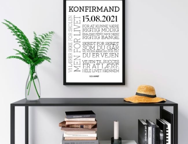 Gammel plakat webshop sælges