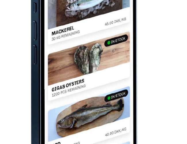 Blue Lobster - App (kildekoder) til salg af frisk fisk via app-system