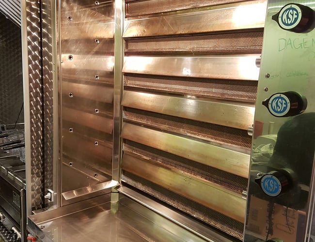 Salgsvogn/madvogn med salg af spydstegte kyllinger. Kontantbetaling 13.000 DKK derefter kr. 5040,- pr md