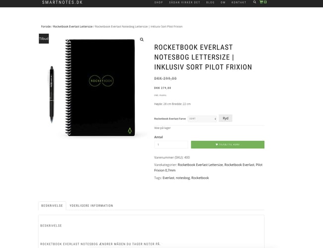 Webshop med 100.000 kr. i omsætning 